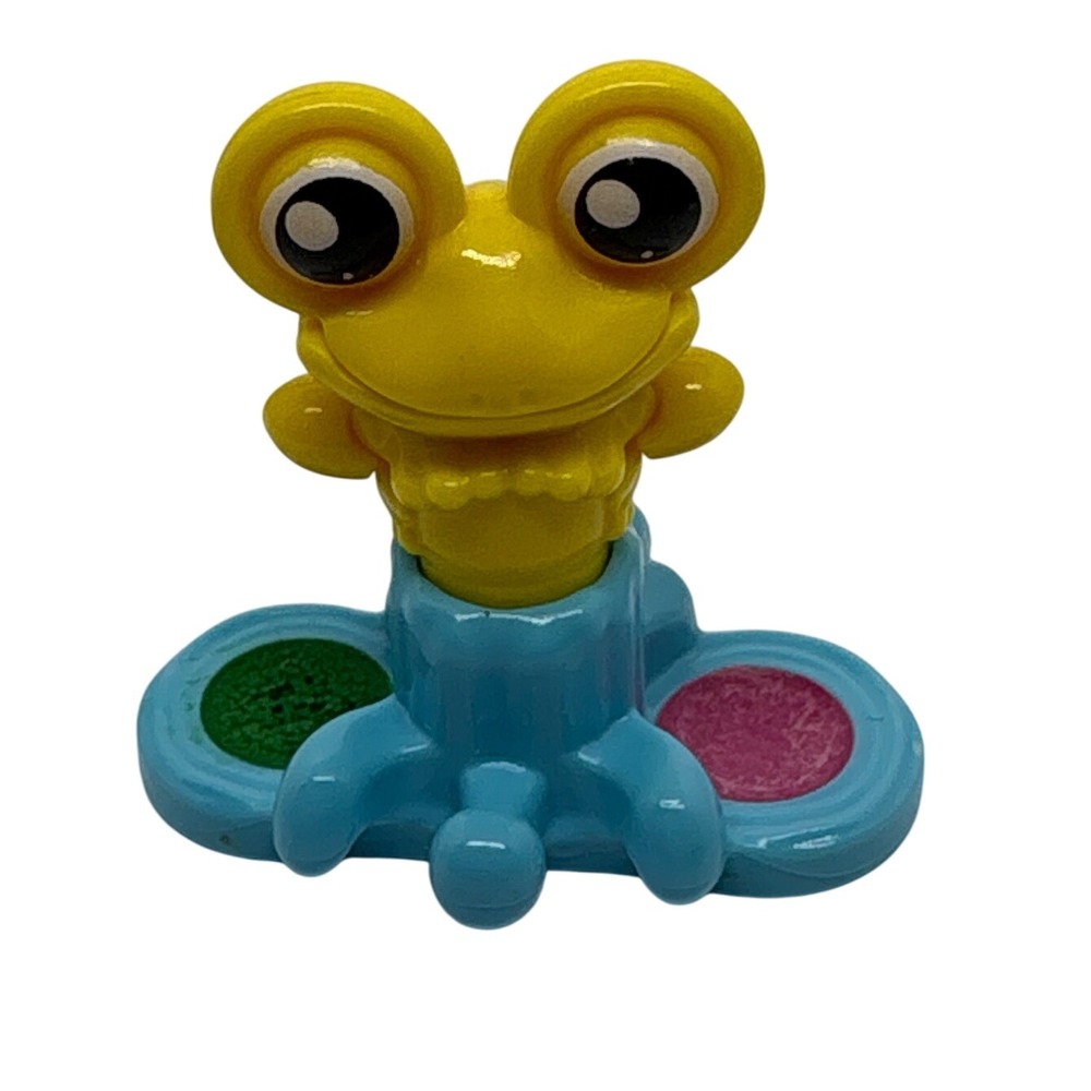 Kinder Surprise Toy Puzzle - Yellow Frog Paint Brush Paints - Kids Collectible